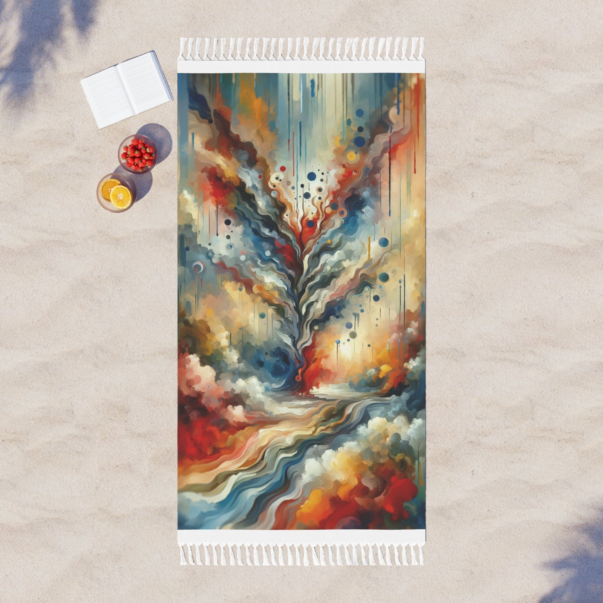 Abstract Forgiveness Offering Boho Beach Cloth - ATUH.ART