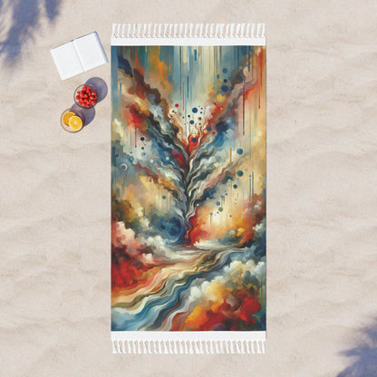 Abstract Forgiveness Offering Boho Beach Cloth - ATUH.ART