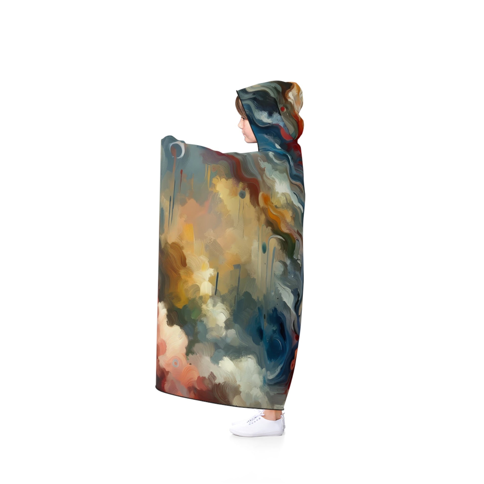 Abstract Forgiveness Offering Hooded Blanket - ATUH.ART