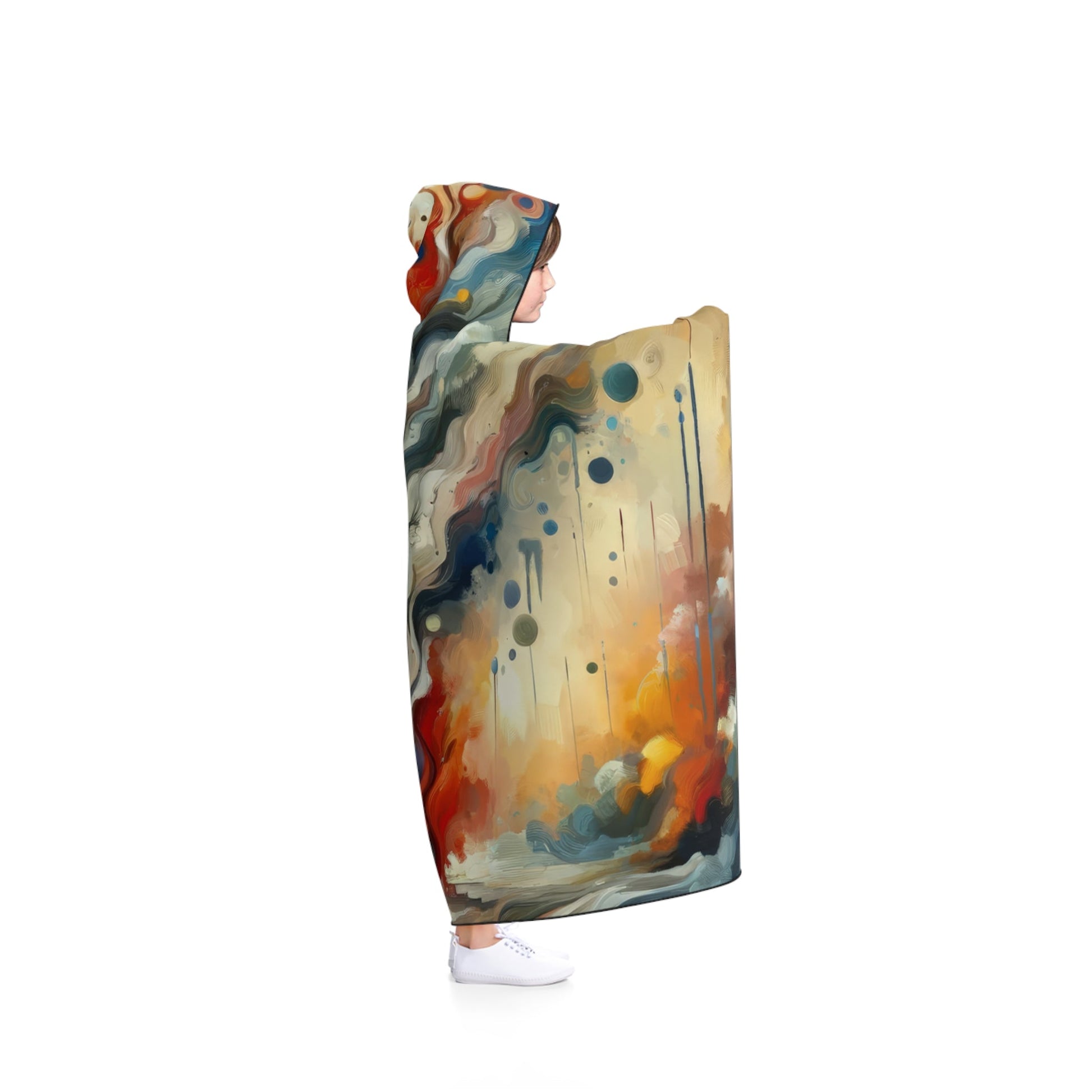 Abstract Forgiveness Offering Hooded Blanket - ATUH.ART
