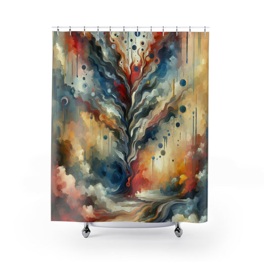 Abstract Forgiveness Offering Shower Curtains - ATUH.ART
