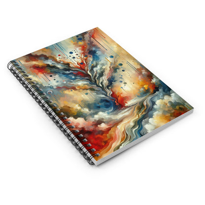 Abstract Forgiveness Offering Spiral Notebook - Ruled Line - ATUH.ART