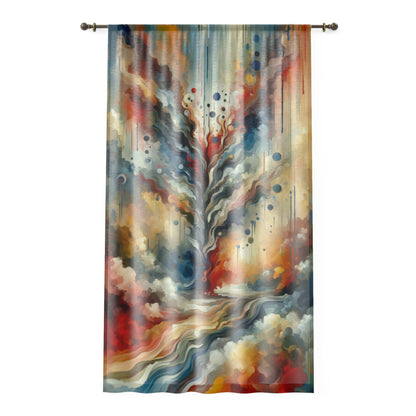 Abstract Forgiveness Offering Window Curtain - ATUH.ART
