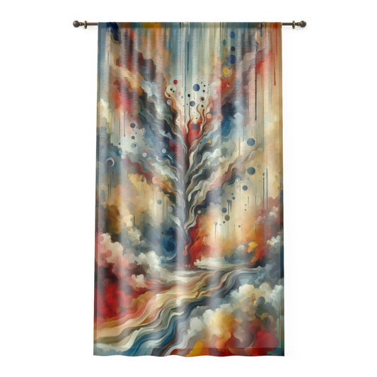 Abstract Forgiveness Offering Window Curtain - ATUH.ART