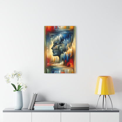 Abstract Geometric Boundaries Acrylic Prints (French Cleat Hanging) - ATUH.ART