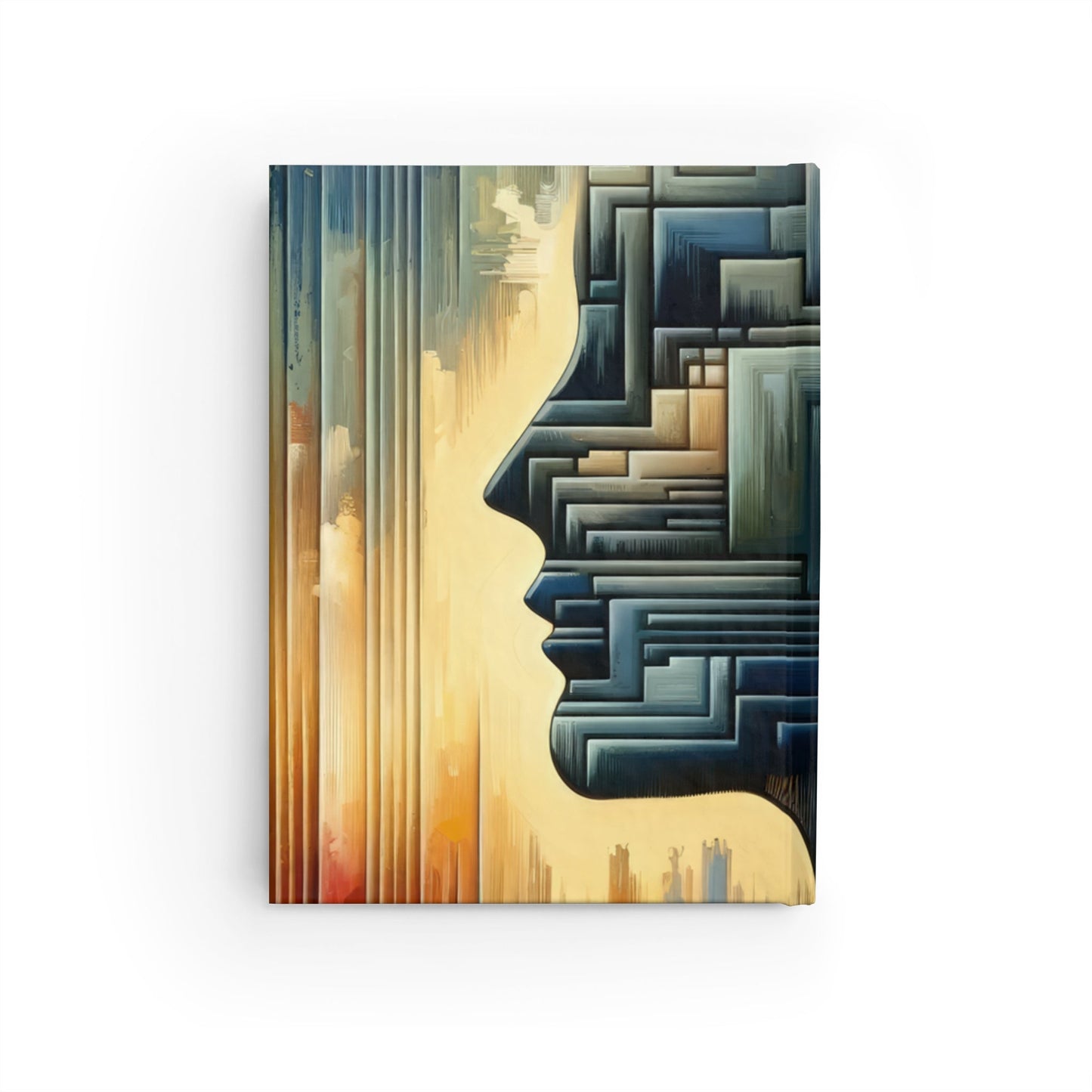 Abstract Geometric Boundaries Journal - Blank - ATUH.ART