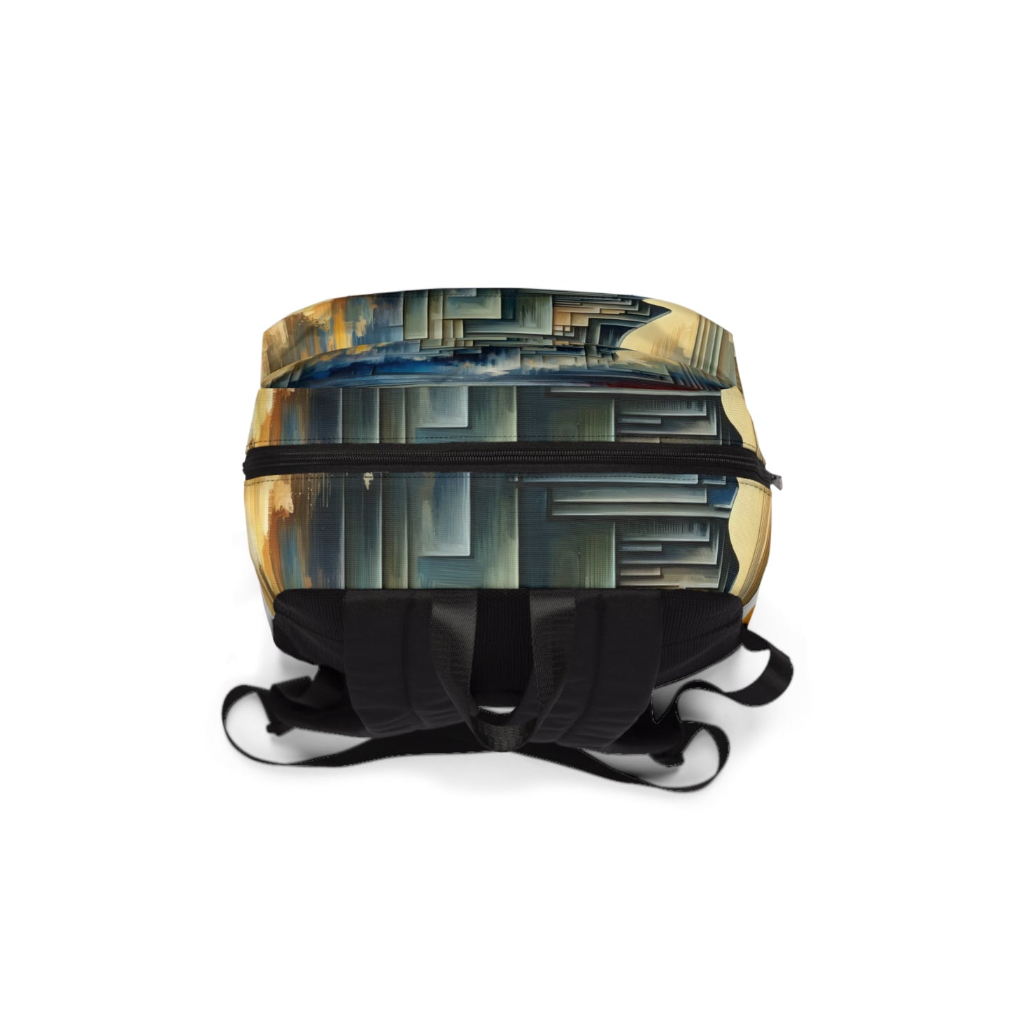 Abstract Geometric Boundaries Unisex Classic Backpack - ATUH.ART