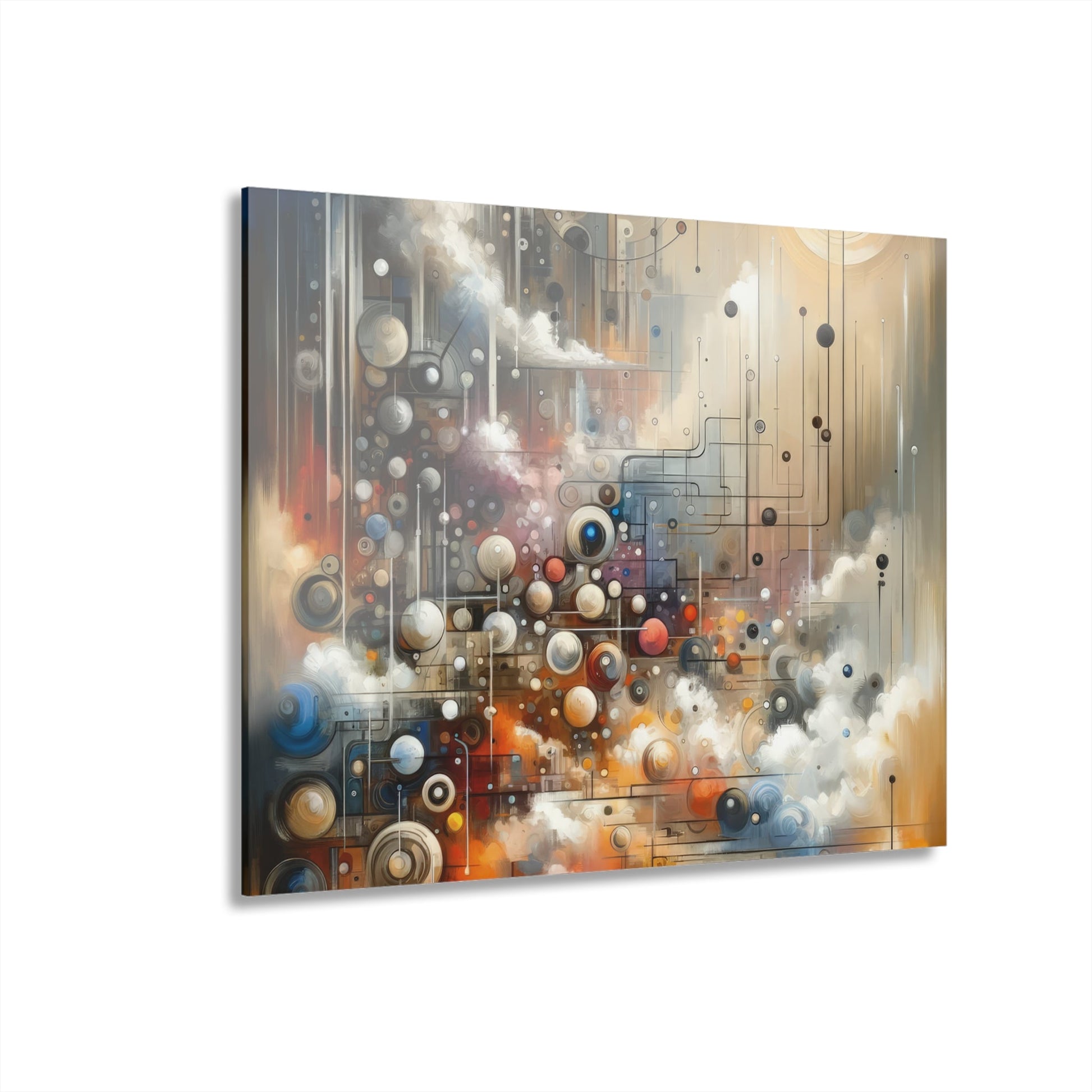 Abstract Mechanical Harmony Acrylic Prints (French Cleat Hanging) - ATUH.ART