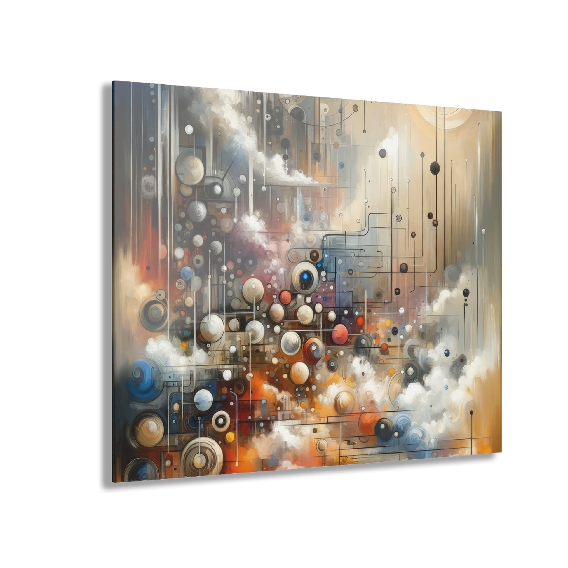 Abstract Mechanical Harmony Acrylic Prints (French Cleat Hanging) - ATUH.ART