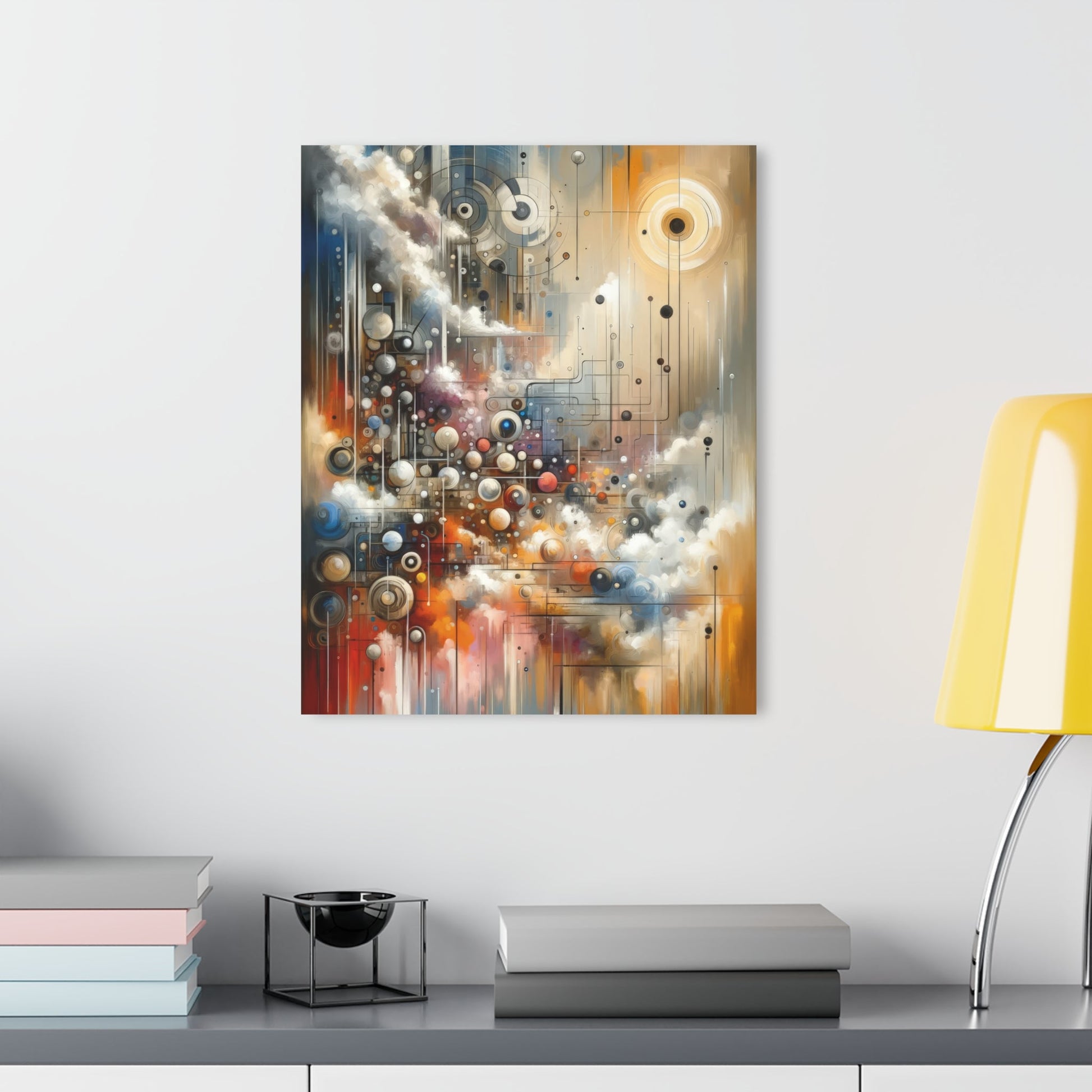 Abstract Mechanical Harmony Acrylic Prints (French Cleat Hanging) - ATUH.ART