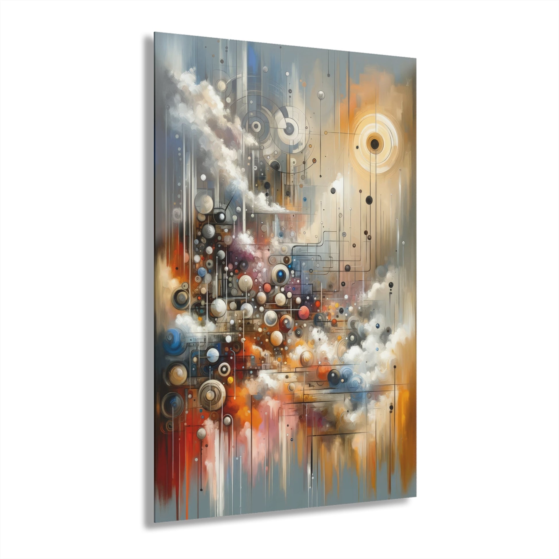 Abstract Mechanical Harmony Acrylic Prints (French Cleat Hanging) - ATUH.ART