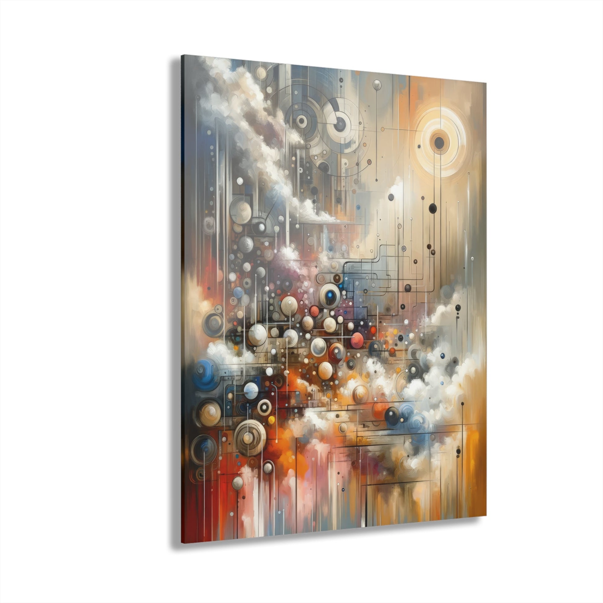 Abstract Mechanical Harmony Acrylic Prints (French Cleat Hanging) - ATUH.ART