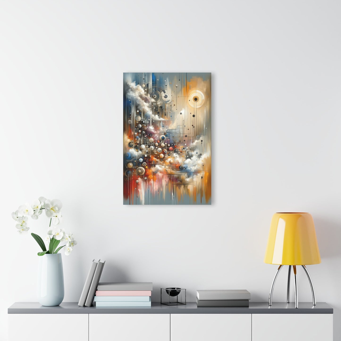 Abstract Mechanical Harmony Acrylic Prints (French Cleat Hanging) - ATUH.ART