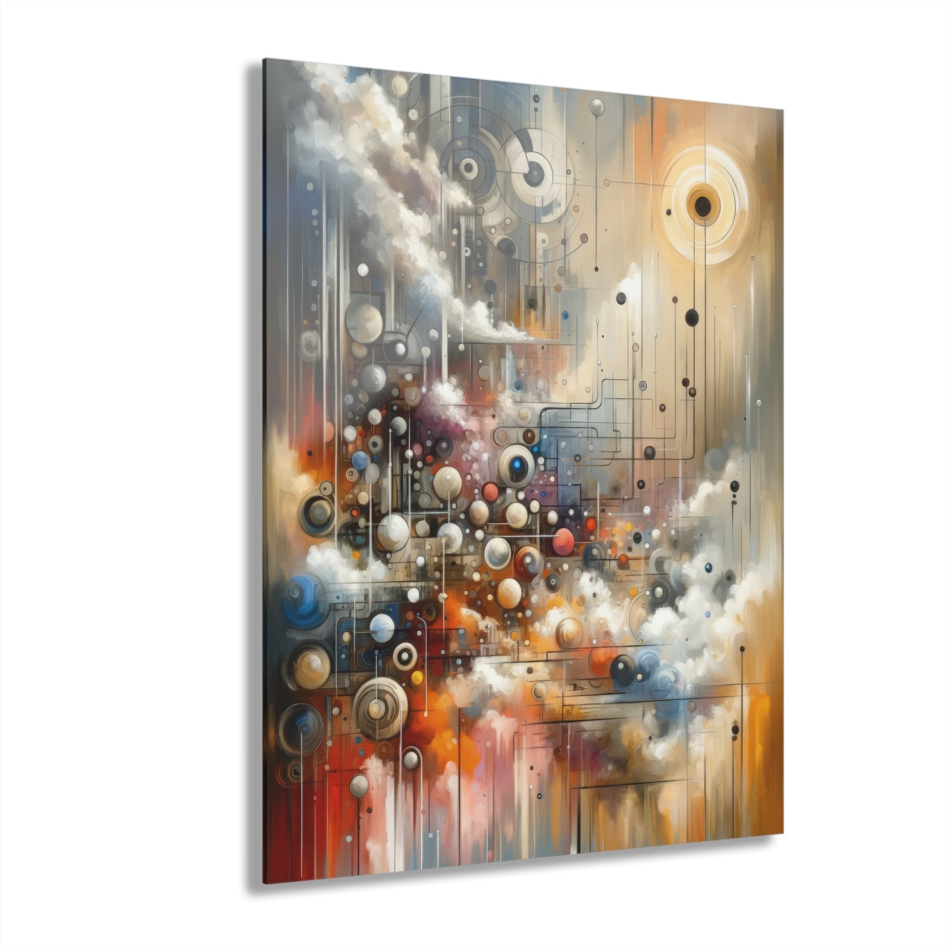 Abstract Mechanical Harmony Acrylic Prints (French Cleat Hanging) - ATUH.ART