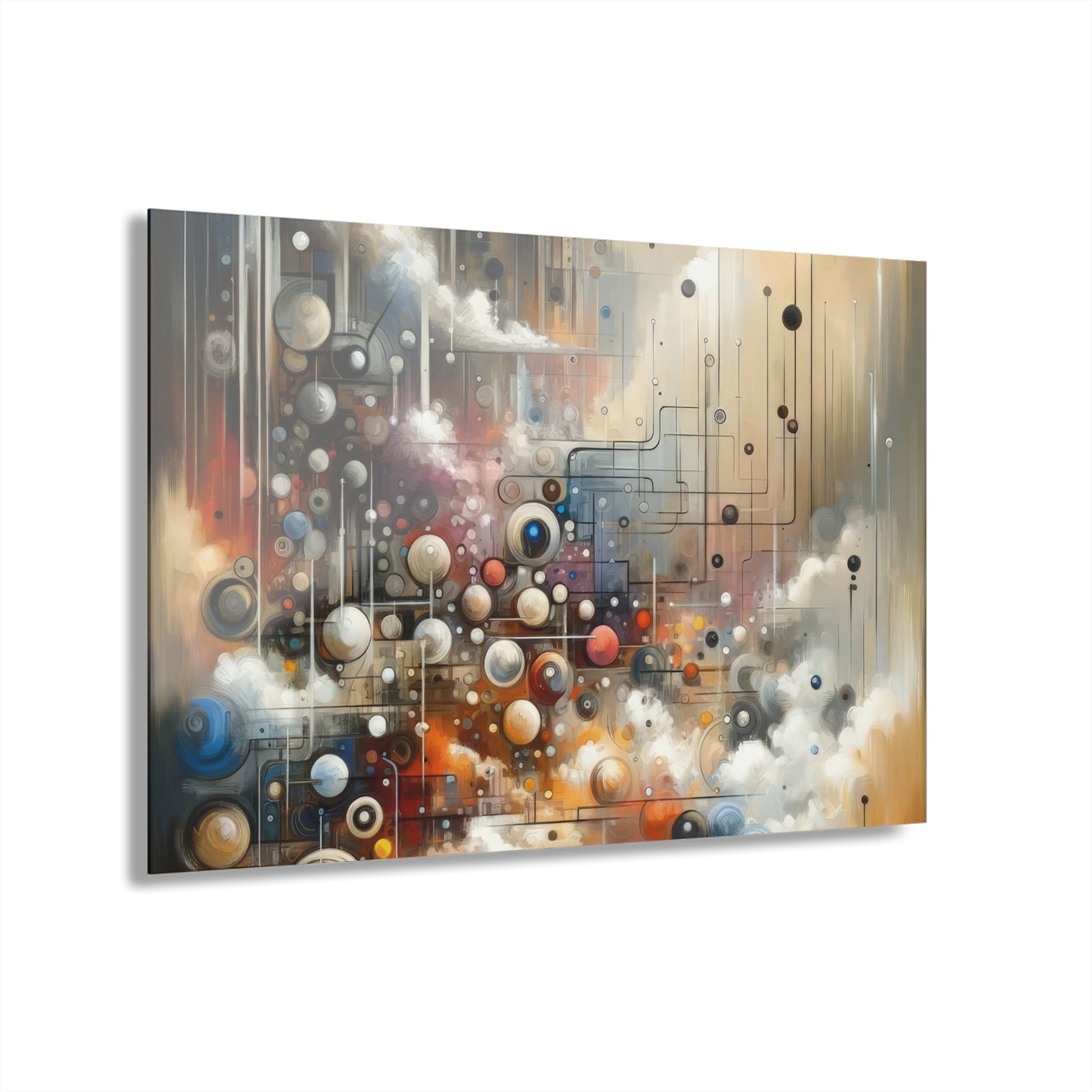 Abstract Mechanical Harmony Acrylic Prints (French Cleat Hanging) - ATUH.ART