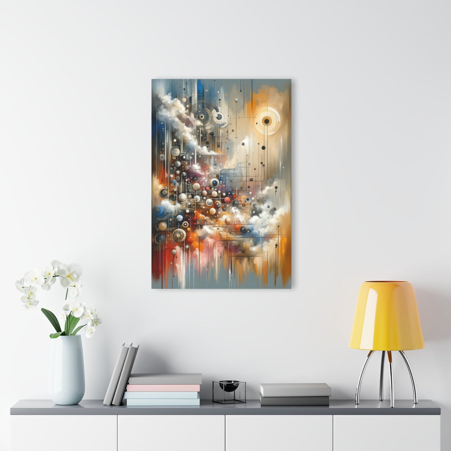 Abstract Mechanical Harmony Acrylic Prints (French Cleat Hanging) - ATUH.ART