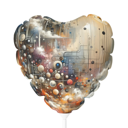 Abstract Mechanical Harmony Balloon (Round and Heart-shaped), 11" - ATUH.ART