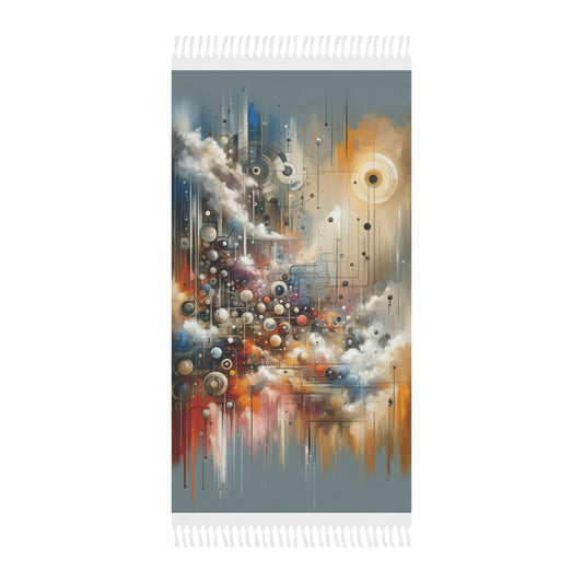 Abstract Mechanical Harmony Boho Beach Cloth - ATUH.ART