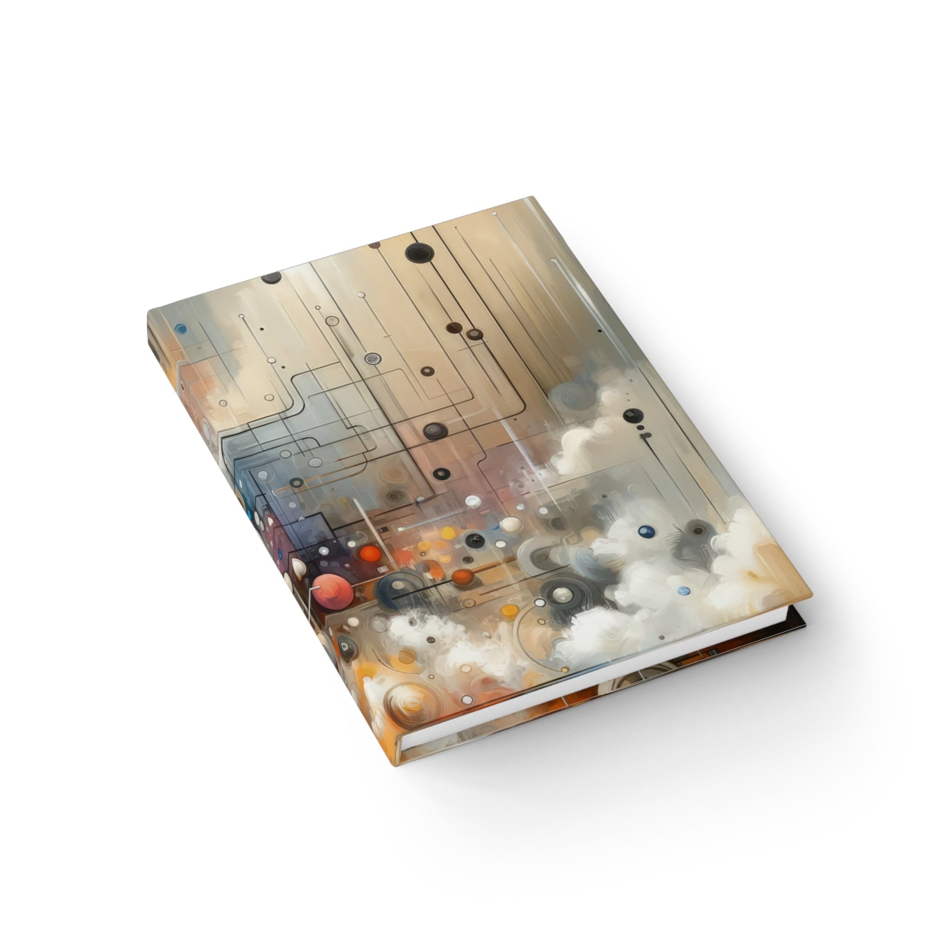 Abstract Mechanical Harmony Journal - Blank - ATUH.ART
