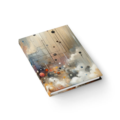 Abstract Mechanical Harmony Journal - Blank - ATUH.ART