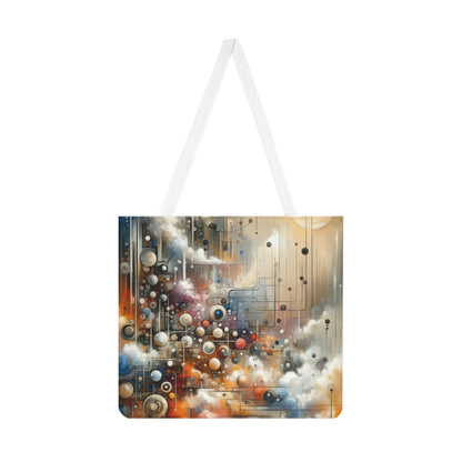 Abstract Mechanical Harmony Shoulder Tote Bag (AOP) - ATUH.ART