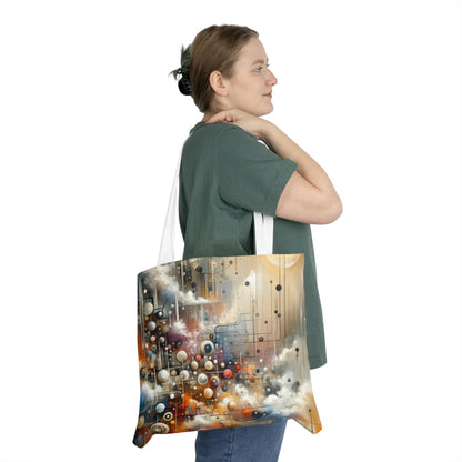 Abstract Mechanical Harmony Shoulder Tote Bag (AOP) - ATUH.ART