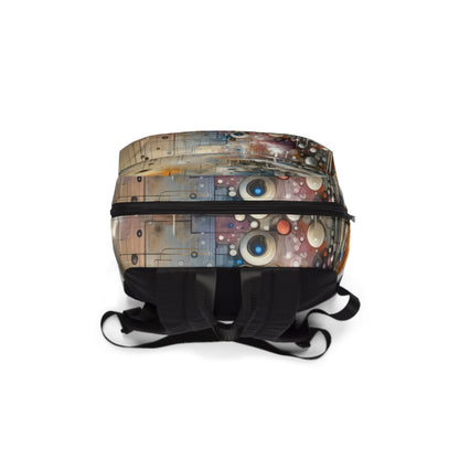 Abstract Mechanical Harmony Unisex Classic Backpack - ATUH.ART