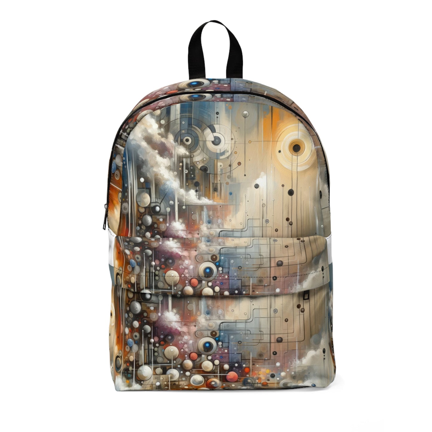 Abstract Mechanical Harmony Unisex Classic Backpack - ATUH.ART