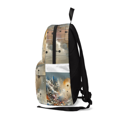 Abstract Mechanical Harmony Unisex Classic Backpack - ATUH.ART