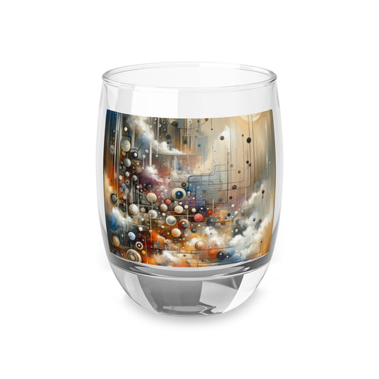 Abstract Mechanical Harmony Whiskey Glass - ATUH.ART