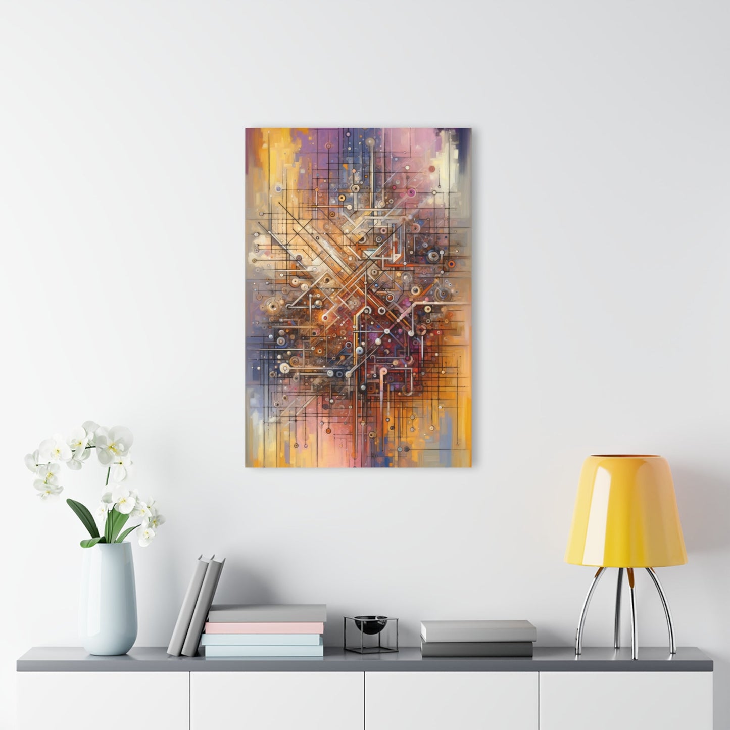 Abstract Structural Complexity Acrylic Prints (French Cleat Hanging) - ATUH.ART