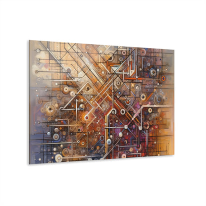 Abstract Structural Complexity Acrylic Prints (French Cleat Hanging) - ATUH.ART