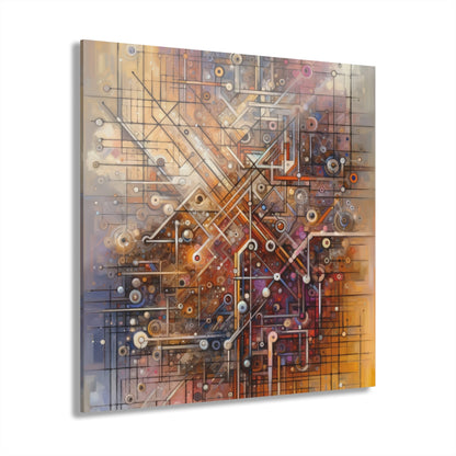 Abstract Structural Complexity Acrylic Prints (French Cleat Hanging) - ATUH.ART