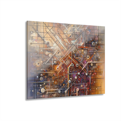 Abstract Structural Complexity Acrylic Prints (French Cleat Hanging) - ATUH.ART