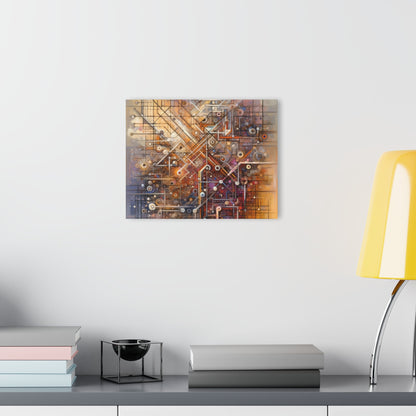 Abstract Structural Complexity Acrylic Prints (French Cleat Hanging) - ATUH.ART