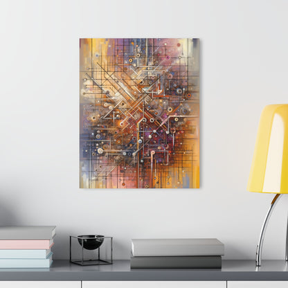 Abstract Structural Complexity Acrylic Prints (French Cleat Hanging) - ATUH.ART