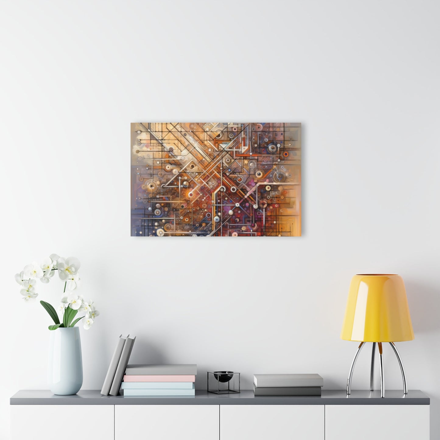 Abstract Structural Complexity Acrylic Prints (French Cleat Hanging) - ATUH.ART