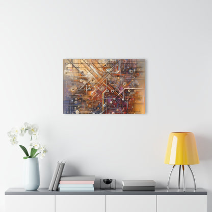 Abstract Structural Complexity Acrylic Prints (French Cleat Hanging) - ATUH.ART