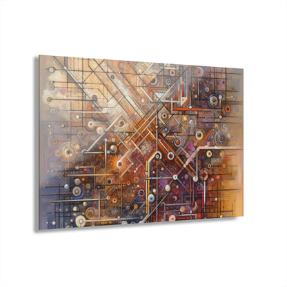 Abstract Structural Complexity Acrylic Prints (French Cleat Hanging) - ATUH.ART