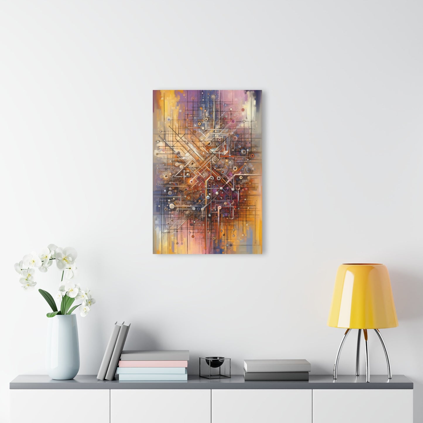Abstract Structural Complexity Acrylic Prints (French Cleat Hanging) - ATUH.ART