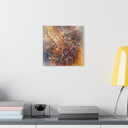 Abstract Structural Complexity Acrylic Prints (French Cleat Hanging) - ATUH.ART