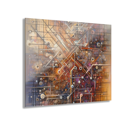 Abstract Structural Complexity Acrylic Prints (French Cleat Hanging) - ATUH.ART