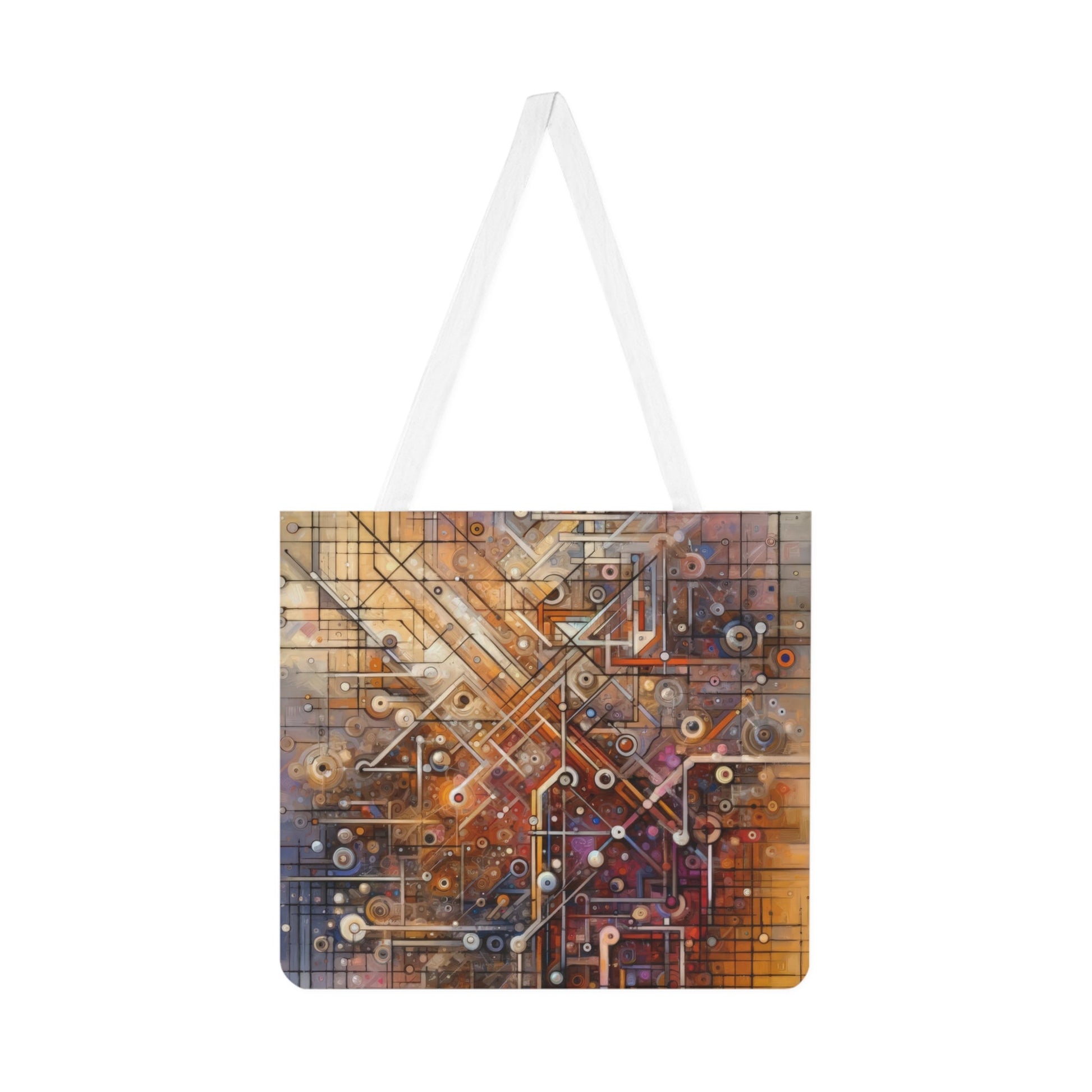 Abstract Structural Complexity Shoulder Tote Bag (AOP) - ATUH.ART