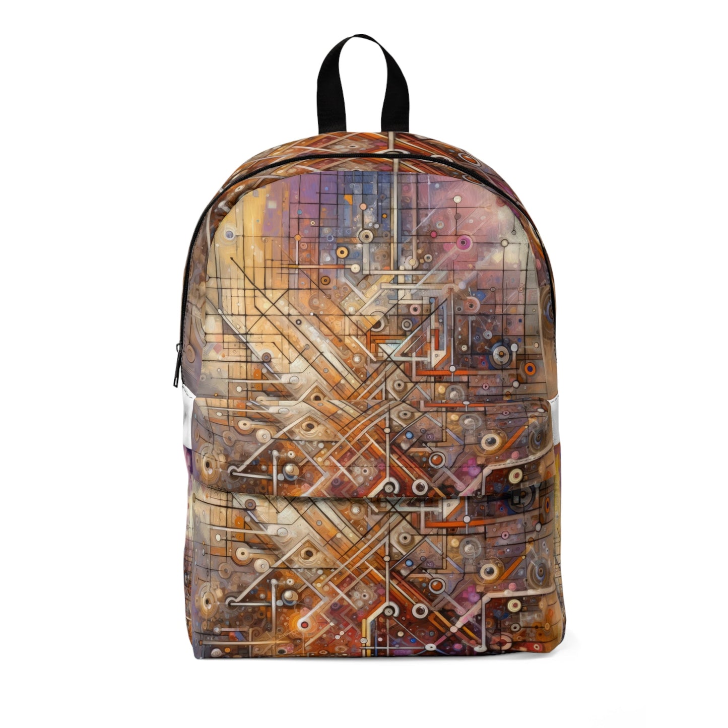 Abstract Structural Complexity Unisex Classic Backpack - ATUH.ART