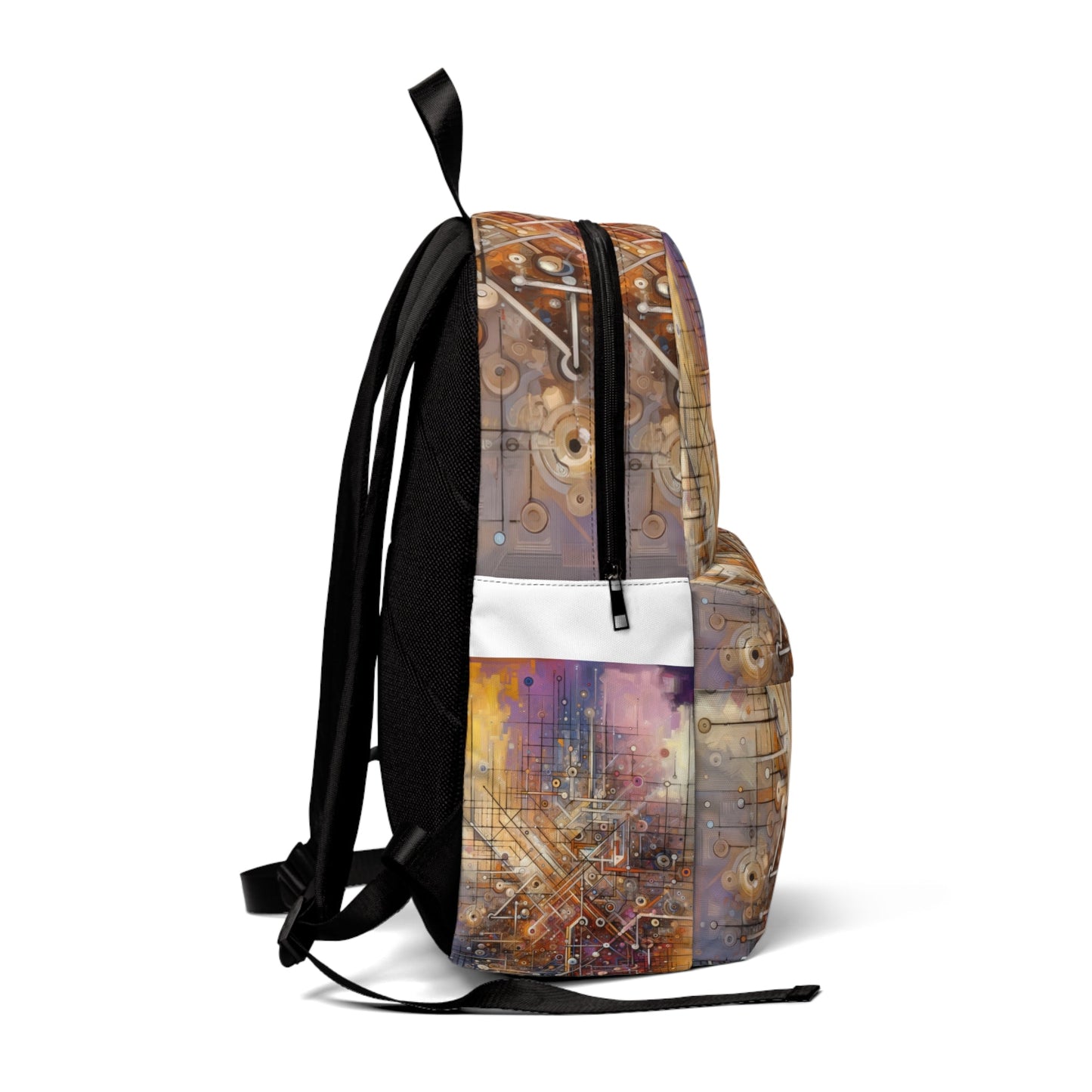 Abstract Structural Complexity Unisex Classic Backpack - ATUH.ART