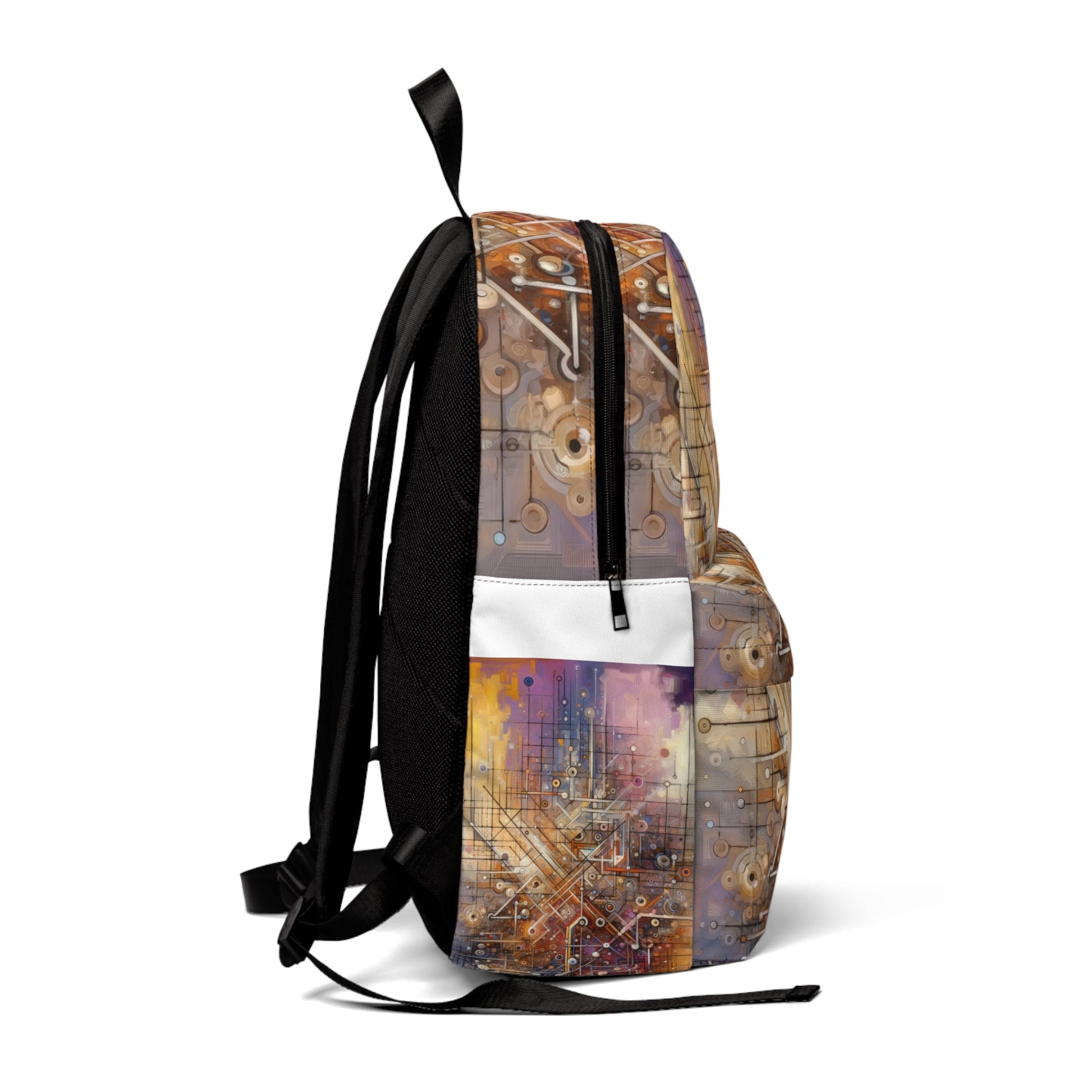 Abstract Structural Complexity Unisex Classic Backpack - ATUH.ART