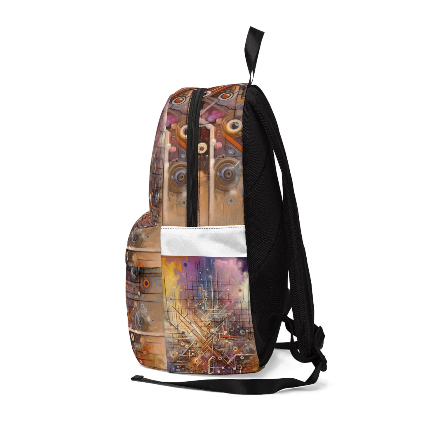 Abstract Structural Complexity Unisex Classic Backpack - ATUH.ART