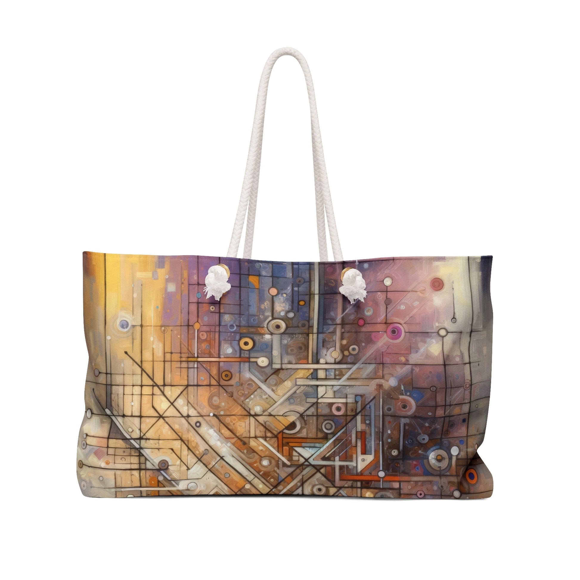 Abstract Structural Complexity Weekender Bag - ATUH.ART