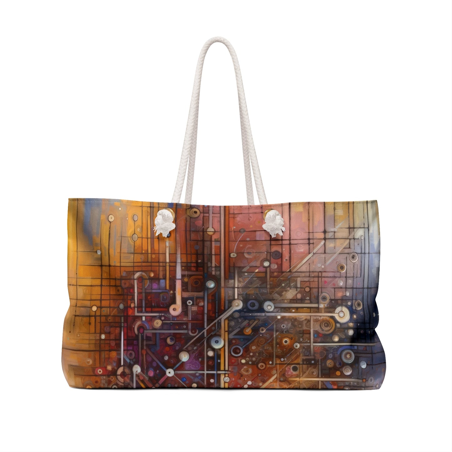 Abstract Structural Complexity Weekender Bag - ATUH.ART