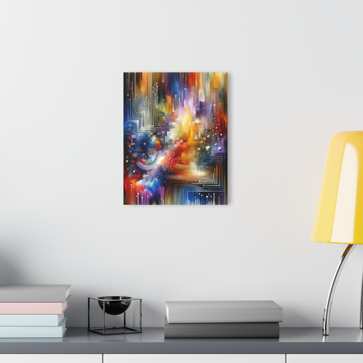 Abstract Technicolor Synthesis Acrylic Prints (French Cleat Hanging) - ATUH.ART